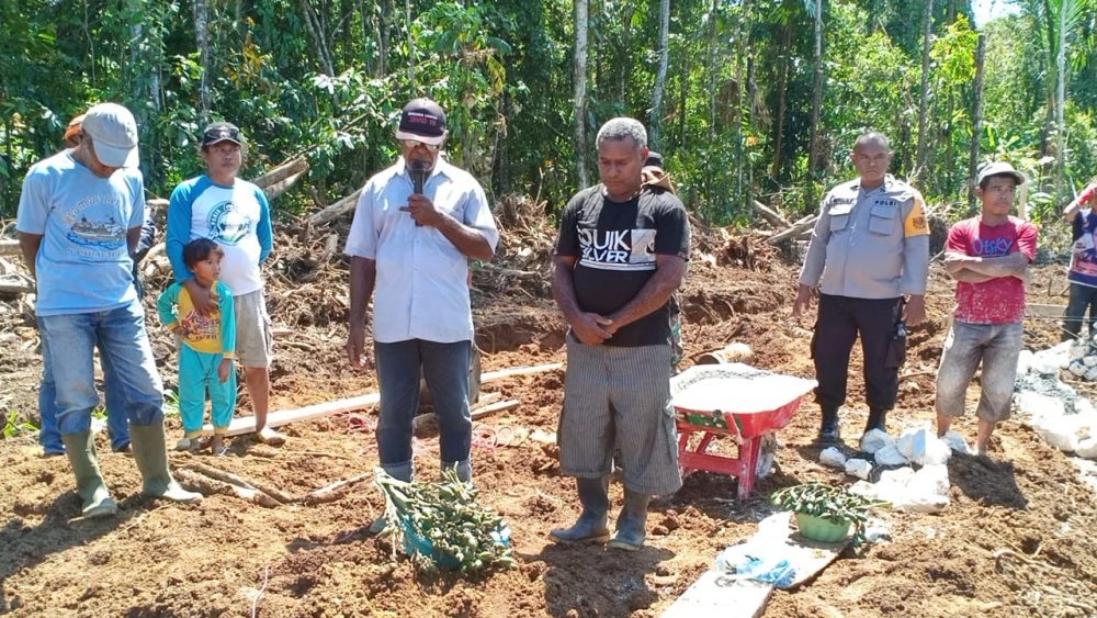 Satgas TMMD Laksanakan Persiapan Pembangunan di Lokasi Sasaran
