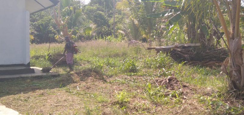 Satgas TMMD Rutin Ajak Warga Bersih-bersih Kampung