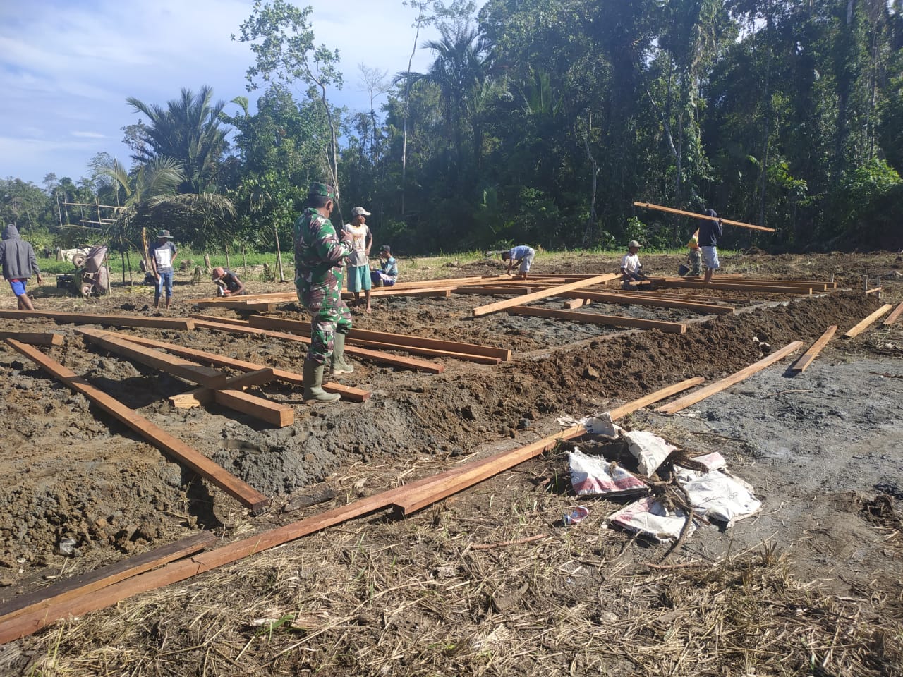 Satgas TMMD Selalu Ingatkan Disiplin Protkes