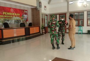 Sekdes Tamansari Menyambut Kunjungan Dandim 0718/Pati