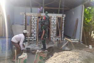 Semangat Pagi Ini Berawal Dari Nasi Liwet Dan Sruputan Kopi, TMMD Ke 111 Kodim 0718/Pati
