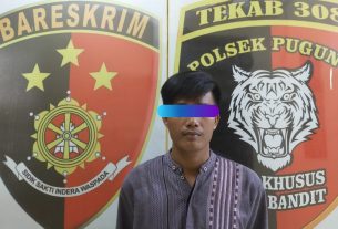 Seorang Preman Ditangkap Polsek Pugung