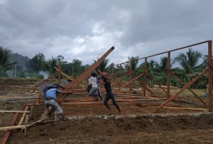 Sinergitas Babinsa di Lokasi Pra TMMD