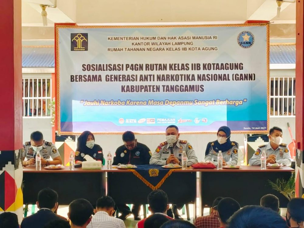 Sosialisi Gandeng GANN, Rutan Kotaagung Tegaskan Komitmen Berantas P4GN