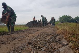 TMMD Ke-111 Kodim Pati Kerahkan Satgas TMMD Guna Maksimalkan Pekerjaan
