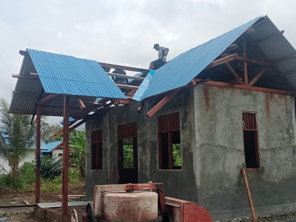 TMMD Kodim Sarmi: Alat Berat Kelilingi Kampung Dorba