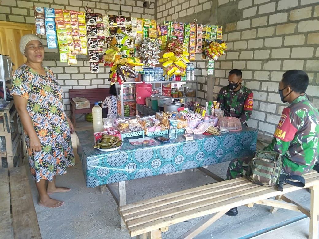 TMMD Membawa Berkah Warung Kopi Ibu Lastri