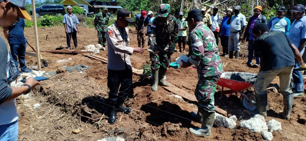 TMMD ke-111 Kodim Sarmi Membawa Keberkahan Bagi Warga