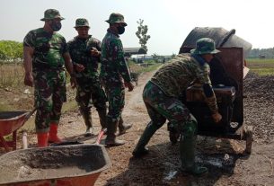 "Teman Setia" Satgas TMMD Kodim Pati