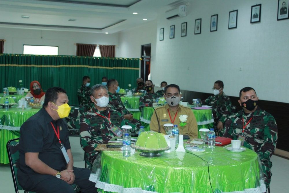 Tni Bersama Porkopinda Bahas Tentang Kegiatan TMMD Ke 111 Kodim 1407/Bone