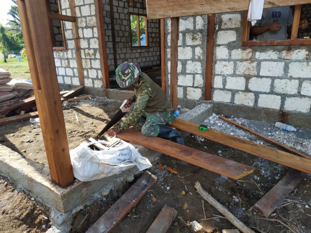 Upaya Satgas TMMD Kodim 1712/Sarmi Kuatkan Sinergitas TNI dengan Rakyat