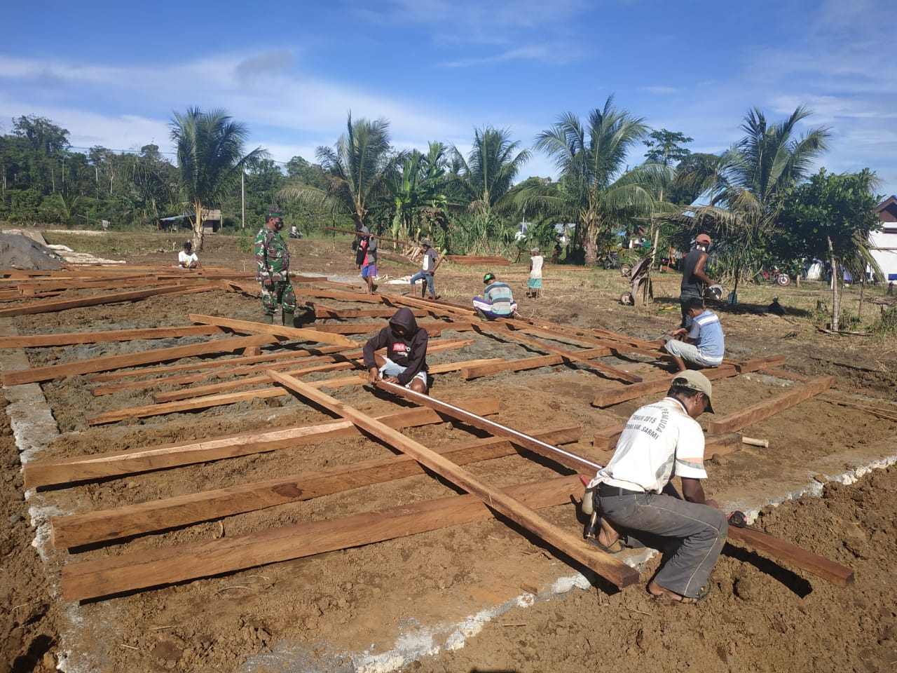 Warga Kampung Binaan Nantikan Kehadiran Tim TMMD