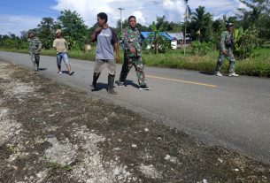 Warga Siap Bantu Bersihkan Lokasi Sasaran Pembangunan TMMD Kodim 1712/Sarmi