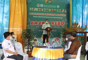 Gubernur Lampung Launching Bazar Rebo UKM/IKM se-Provinsi Lampung