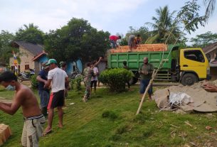 TMMD ke-111, Kodim 0427/WK Eratkan Kemanunggalan TNI dan Rakyat Hidupkan Kembali Semangat dan Jiwa Gotong Royong