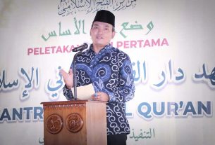 Wabup Beni Dukung Pembangunan Ponpes Darul Qur'an Al-Madani Babat Toman