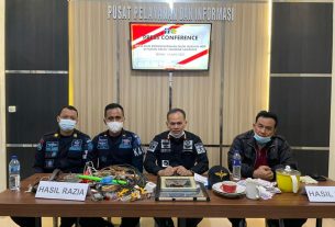 Rutan Kelas I Bandar Lampung Lakukan Razia Insidentil