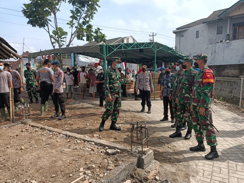 Tim Wasev Itdam IV/Diponegoro Kunjungi Lokasi TMMD Reguler Ke-111 Kodim 0735/Surakarta