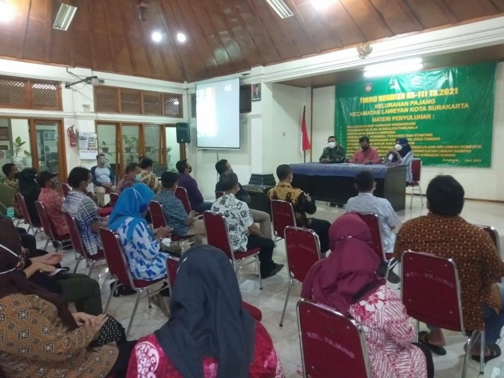 Kodim 0735/Surakarta Buka Kegiatan Non Fisik TMMD Dengan Berikan Penyuluhan Bela Negara