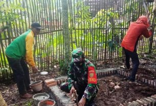 3 Bak Penampungan Air Bersih Persembahan Karya Bakti TA 2021 Kodim 0410/KBL