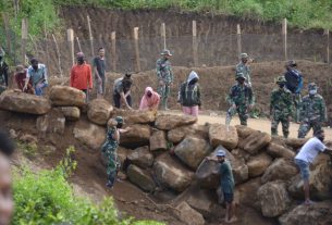 Wujudkan Harapan Masyarakat Satgas TMMD Ke-111 Kodim 1407/Bone Trus Bersinergi