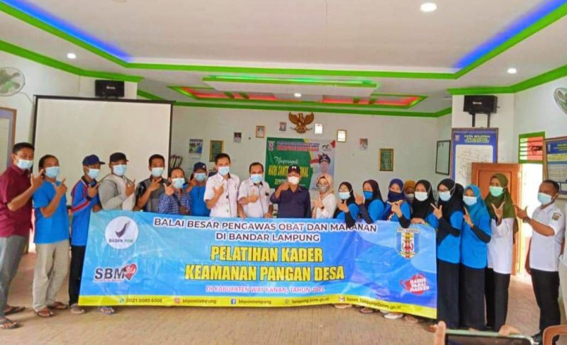 BPOM Lampung Latih Kader Keamanan Pangan
