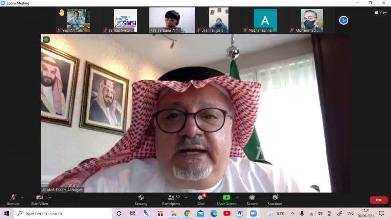 Diskusi Dubes Saudi dengan SMSI