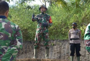 Sukseskan Program TMMD Ke -111 Kodim 1407/Bone, Anggota Satgas Diminta Agar Tetap Disiplin