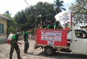 Ada bersama Pemerintah YSCI Semprot Disinfektan