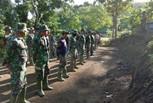 Apel Pagi Ini Perhatian Danki Satgas TMMD Ke 111