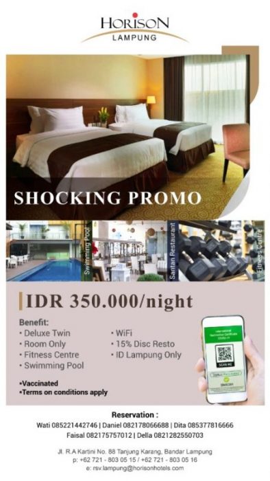 Dengan 350 dapat Menikmati Menginap di Hotel Horison Lampung
