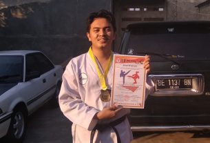 Hafiz Quran ini Juara E-Tournament Festival Taekwondo Lampung 2021