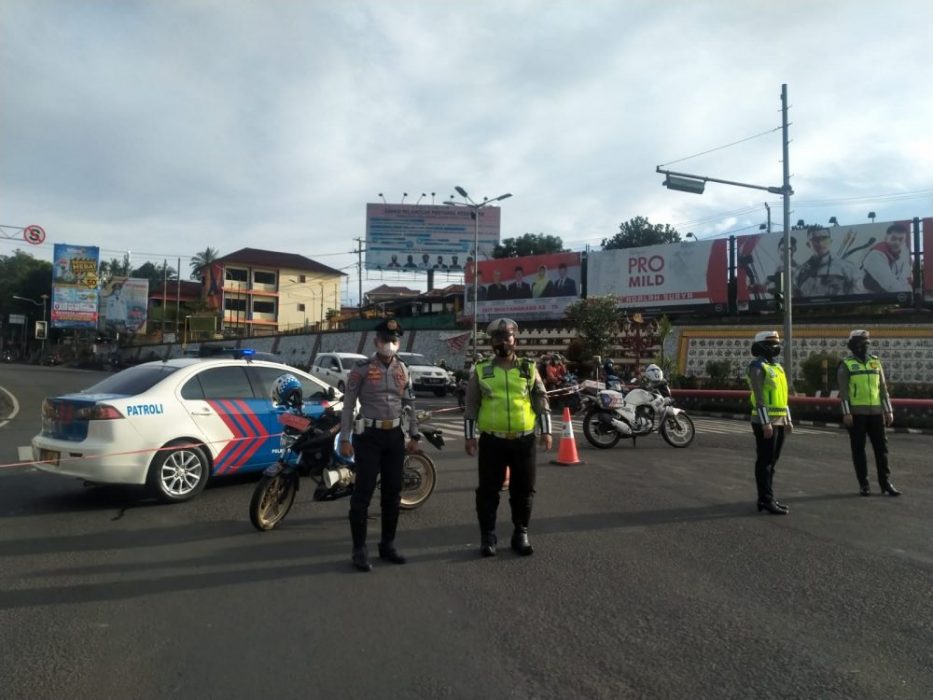 Jalan Ditutup, Bandar Lampung berlakukan PPKM Darurat