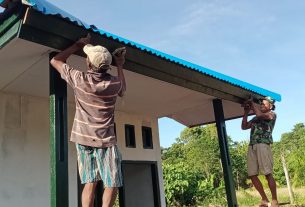 Jelang Penutupan, Satgas TMMD dan Warga Maksimalkan Pekerjaan