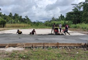 Kampung yang Sejuk dan Segar Tingkatkan Semangat Satgas TMMD dalam Bekerja