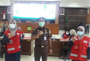 Kejati Lampung Bekerjasama PMI Provinsi Gelar Donor Darah