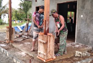 Kepala Kampung Dorba Terus Ajak Warganya Sukseskan TMMD