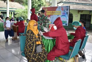 Kodim 0725 Sragen Genjot Terus Serbuan Vaksinasi