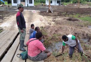 Komunikasi Sosial Terus Digencarkan Satgas TMMD Kodim Sarmi