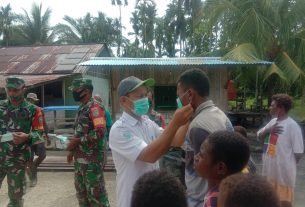 Masyarakat Kampung Dorba Apresiasi Upaya Satgas TMMD Putus Rantai Penyebaran Covid-19