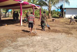 Pelaksanaan TMMD Kodim Sarmi Selesai Tepat Waktu