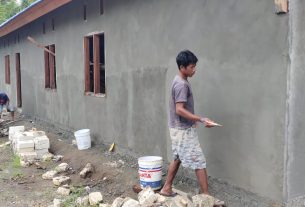 Pengacian Bangunan Gereja TMMD Dilakukan dengan Semangat