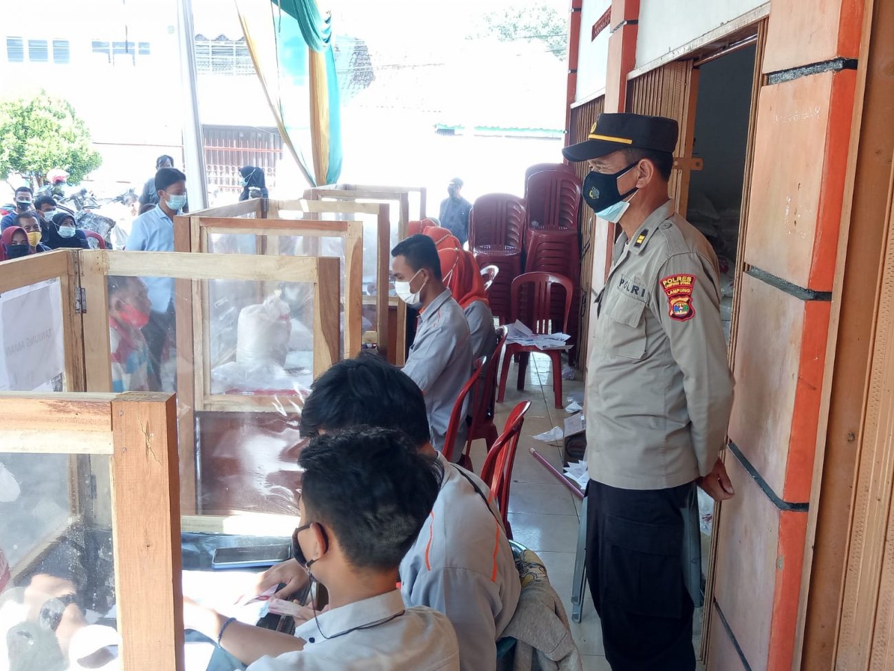 Polres Lampung Utara Amankan penyaluran BST