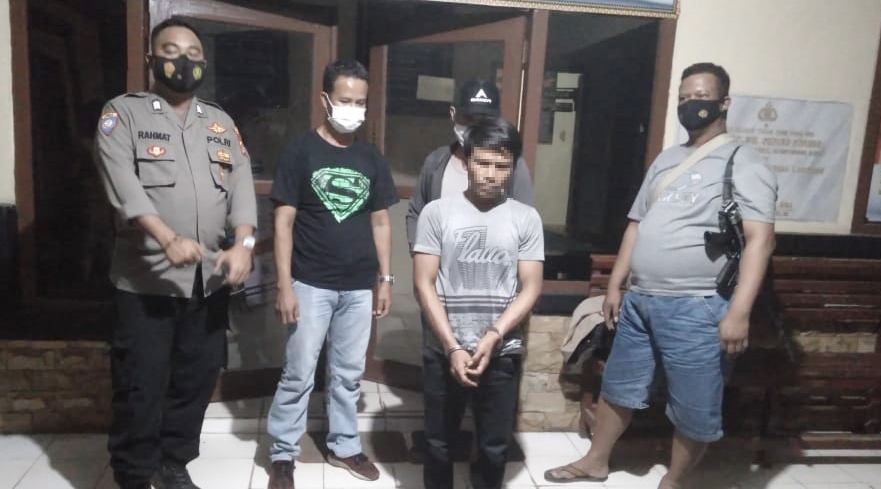 Polsek Dente Teladas Tangkap Buronan Kasus Curat Kantor Koperasi