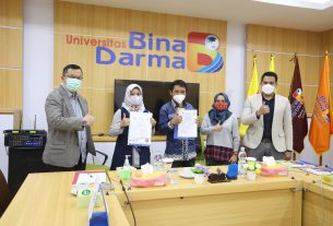 Prodi SK PTS Terbaik se-Sumbagsel ini MoA dengan Universitas Bina Darma Palembang