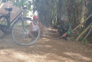 Rumpun Bambu Menjadi Saksi Perpisahan Sarman Dengan Serda Sukarji