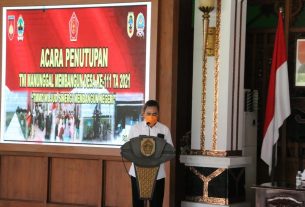 Sambutan Bupati dalam Penutupan TMMD 111 Kodim Pati