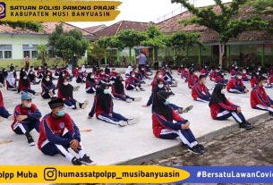 Satpol PP Muba Himbau SMA dan SMK di Kecamatan Sekayu