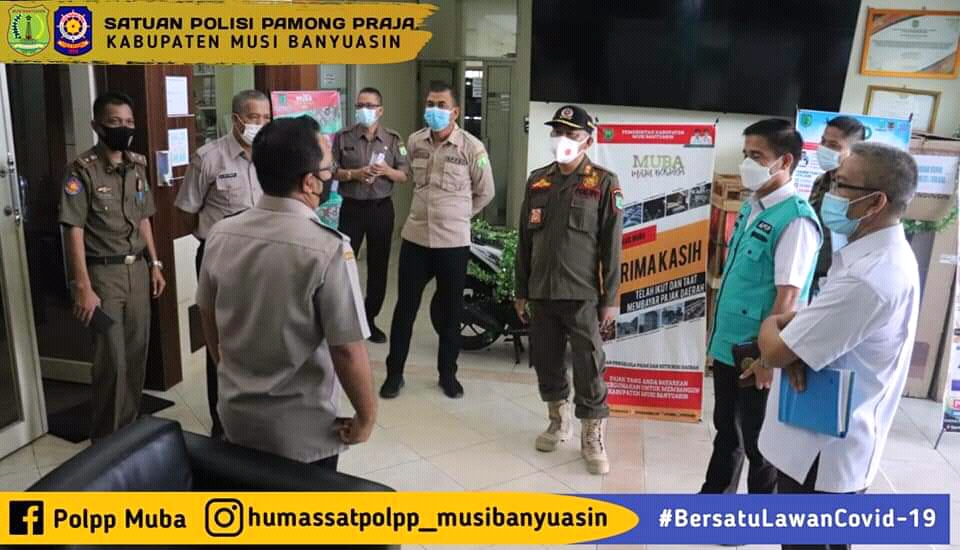 Satpol PP Muba bersama BKPSDM dan Insfektorat Melakukan Inspeksi