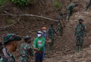 Semangat TMMD Ke-111 Kodim 1407/Bone Terus Ditunjukkan Di Lokasi